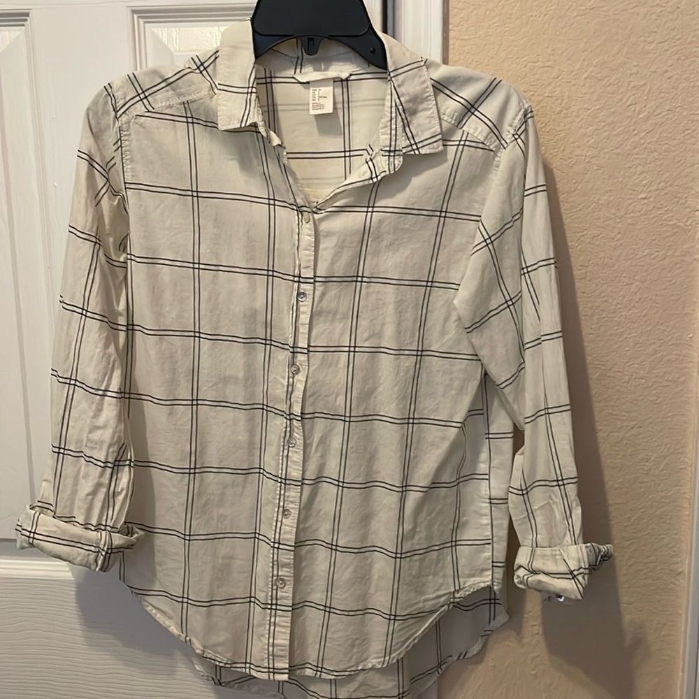 H&M Button Up Top